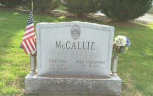Traditional Granite & Marble Headstones and Lettering by Merkle Monuments in Maryland